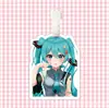 Primeiro som futuro FUFU chaveiro pingente Miku ao redor acrílico mochila carro pendurado jóias estudante namorada presente
