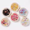 Nuevos suministros para uñas 3D de celebridades en línea, bola de acero de mariposa Camellia multicolor de alta calidad, flor de cinco pétalos, joyería para uñas con diamantes