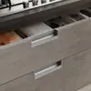 Xiduo Gabinete sin Ranuras Armario Invisible Moderno Sencillo Armario Largo Puerta de Armario Cajón Tipo F Empotrado