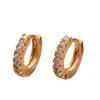 Xuping Brazaletes Rusos Transfronterizos para Oreja, Aros Color Oro de 18K con Incrustaciones de Diamantes, Joyería de Lujo Ligero de Alta Gama al por Mayor para Mujeres