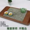 Bandeja de Chá, Tapete de Chá, Pad de Chá, Acessórios para Conjunto de Chá Kung Fu, Tapete para Restos de Chá, Separador de Restos de Chá de Bambu, Mesa de Chá, Tapete de Bambu, Pvc