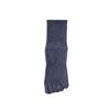 Calcetines de cinco dedos para hombre de media caña de verano anti-beriberi calcetines largos para los dedos de color sólido deportivos absorbentes de sudor transpirables calcetines de primavera y otoño