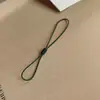 Cordão Curto Ajustável de Dupla Ponta 7,5cm para Acessórios de Celular, Corda Colorida DIY para Pen Drives e Cartões de Ônibus