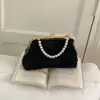 Bolsa cheongsam novo estilo, bolsa feminina bordada estilo chinês, bolsa de mão vintage estilo chinês, bolsa de noite versátil com pérolas