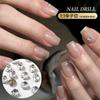 Todo o pacote de 1440 imitação Huazi corte de cristal diamante Checa diamante transparente tamanho branco broca de unhas broca de unhas atacado