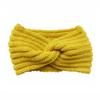 Nuevo en stock al por mayor banda para el pelo de lana tejida ancha y gruesa de otoño e invierno diadema de lana para mujer banda para el pelo banda para el pelo de posparto