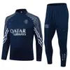 2526 Conjunto de Treino de Futebol de Manga Longa para Adultos Outono e Inverno Conjunto de Treino de Outono e Inverno para Adultos Conjunto de Treino de Futebol