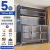 Gabinete de cocina, gabinete de almacenamiento para balcón, aparador multifuncional, gabinete de almacenamiento de pie, gabinete de almacenamiento integrado para pared del hogar