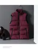 Cárdigan de cuello alto para hombre directo de fábrica, chaqueta chaleco casual de color liso, chaqueta chaleco de invierno de venta caliente transfronteriza con cremallera