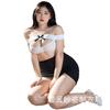 Sansheng Yin Lencería Sexy Puro Deseo Secretaria Uniforme OL Conjunto Discoteca Juego de Rol Tallas Grandes Conjunto Sin Quitar 2470