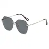 Nuevas Gafas de Sol de Lujo a la Moda para Protección Solar y Sombreado, Adecuadas para Fotografía Callejera, Aspecto Natural, Transmisiones en Vivo de Tiktok y Conducir, con Aspecto de Maquillaje Incorporado para Mujeres