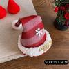 Accesorios navideños DIY estilo europeo y americano accesorios tridimensionales para el cabello de niña lindos sombrero navideño diadema material zapato sombrero pasador decoración