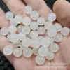 Ágata Branca Gelo Contas de Abóbora Contas Redondas Jade Contas Soltas Calcedônia Branca Melão Pulseira DIY Colar Acessórios de Joias Contas
