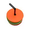 Venta al por mayor de fábrica Mini disco plano redondo de PE con logotipo Disco de entrenamiento de fútbol Disco de obstáculo Almohadilla de señalización