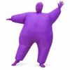 Traje Hinchable con Máscara para Adulto Divertido Colorido Persona Gorda Reunión Anual Fiesta de Team Building Actividad de Performance Fabricante Mayorista