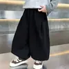 Pantalones de otoño holgados para niño, nuevo estilo 2026, pantalones largos para bebé y niño pequeño, estilo coreano, frescos y elegantes, pantalones deportivos casuales para niños para primavera y otoño
