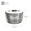 Deshidratador de verduras tipo prensa, centrifugador de ensaladas, lavabo para verduras, centrifugador para escurrir agua, herramienta manual para lavar y deshidratar frutas