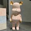 Oso Violento Celebridad de Internet Decoración de Piso Decoración Moderna para Mueble de TV Sala de Estar Lujo Ligero Simple Alcancía Creativa de Dibujos Animados
