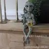 [Stock Disponible Transfronterizo] Adornos de Resina de Extraterrestres Ovni Decoración de Jardín Interior y Exterior Estatuillas Pequeñas Fabricante Mayorista