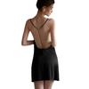 Roupa Íntima Sexy Roupa Íntima Sexy Decote Profundo Costas Cruzadas Alça sem Costas Alça de Pendurar no Pescoço Perspectiva Vestido de Noite Irmã Real Uniforme de Garota Quente