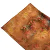 Tela de Seda Floral Sombra Verde, Tela para Ropa de Mujer Cheongsam Estilo Chino Nuevo, Tela Floral Estilo Nacional