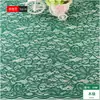 Em Estoque Lote Pequeno Renda Elástica Flor de Berinjela Vazada Tecido para Lingerie Roupa Íntima Camisa Base Vestido Tecido para Roupas Bordado