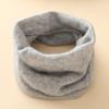 Manga tejida de cachemira suave y cerosa Otoño e Invierno Unisex Simple Combinable Cálido Protección para el cuello Bufanda de cachemira de color sólido