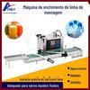Os fabricantes fornecem uma única cabeça pequena linha de montagem mesa máquina de enchimento automático linha de produção de enchimento de óleo semiautomática