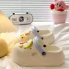 Zuecos para Mujer 2026 para Uso al Aire Libre, Sandalias de Suela Gruesa que Aumentan la Altura, Pantuflas Cerradas Integradas, Zapatos de Verano Versátiles para Mujer