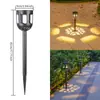 Lámpara de Césped para Patio Solar Transfronteriza Decoración de Jardín Lámpara de Ambiente Impermeable para el Hogar Exterior Exterior Lámpara de Suelo Colorida