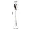 Tenedor y Cuchara de Fruta Estilo Occidental de Acero Inoxidable 304 Jieyang, Tenedor de Postre, Tenedor para Pastel, Tenedor de Postre de Dos Púas, En Stock