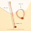 Colgante de Joyería DIY Tejido a Mano Llavero Cordón Cadena para Teléfono Decoración de Bolsa con Nudo de Diamante Aro Abierto