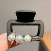 Pinza para el Cabello de Flor de Camelia para Mujer, una Herramienta Mágica para Cabello Corto durante el Período de Transición, Pinza para la Parte Posterior de la Cabeza, Accesorio para el Cabello Semirecogido, Exquisita Pinza de Garra Pequeña