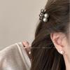 Presilha Pequena Pérola Cereja Cinza Feminina 2025 Nova Presilha de Cabelo de Alta Qualidade Presilha para Franja Presilha Lateral Acessório de Cabelo