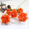5 cabeças Margarida girassol crisântemo simulação decoração de casa casamento