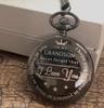 Fabricantes de relojes de bolsillo, collar transfronterizo, texto en inglés, letras de moda europea y americana, reloj de bolsillo de cuarzo, regalo, joyería, llavero