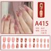 Usando Unha Unha Mistura Unhas Francesas ins Aurora Removível Fake Nail Bow Frosted Ice Clear