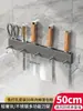 Estante de Cocina para Cuchillos Estante de Almacenamiento Estante de Pared para Guardar Cuchillos Sin Taladro