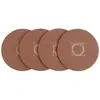 Porta-copos Personalizados de Couro Genuíno da Fábrica Original, Porta-copos Redondos Costurados para Xícaras de Chá, Porta-copos de Couro para Mesas de Jantar e Carros