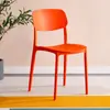 Cadeira de plástico moderna minimalista branca cadeira luxo leve alta qualidade banqueta de mesa de jantar assento de lazer doméstico encosto cadeira de jantar