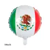 Globos para Fiesta de Carnaval Festivo Mexicano Piñata de Cactus Bandera Mexicana Globo de Papel de Aluminio