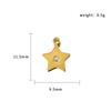 Riyue Europa y Estados Unidos collar con colgante redondo superventas serie de colgantes 18K anillo color oro accesorios de collar de estación independiente