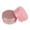 En Stock Multicolor Caja de Aluminio Roscada de 50G/Ml Caja de Joyería Crema de Nieve Almacenamiento de Crema para Manos Reenvasado Caja Metálica Sellada