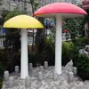 Gran Cenador con Forma de Paraguas de Acero Inoxidable, Pabellón Hongo de Parque, Estructura de Pabellón Nube Pétalo, Escultura de Árbol Paisajística