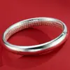 Pulseira com mantra de seis palavras gravado por dentro boca fechada feminina Coração do Patrimônio Sutra do Coração anel liso cobre branco pulseira pulseira do ano de nascimento atacado