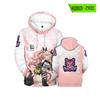 Xintu Hoodie Zenless Zone Zero Zero Impressão Digital 3D Suéter com Capuz Street Fashion