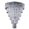 Accesorios de Boda Luces de Cristal de Múltiples Capas Candelabros de Tira de Hielo Decoraciones Colgantes Acrílicas Salón de Bodas Salón de Banquetes Decoración de Techo