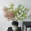 Pino Penglai Planta Verde Simulada Ramas y Hojas de Techo Fuegos Artificiales de Boda Fila de Hojas Plantas Verdes Plantas Verdes de Vainilla Flor Simulada Pino Penglai