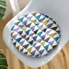 Cojín de suelo para uso doméstico, alfombrilla para sentarse, alfombrilla de tela para el suelo para meditación, tatami para ventanal de balcón, cojín redondo para silla
