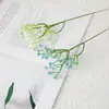 Flores de gipsófila artificiales transfronterizas para decoración del hogar, creando un ambiente fresco y atmosférico, plantas verdes artificiales, ramo de gipsófila